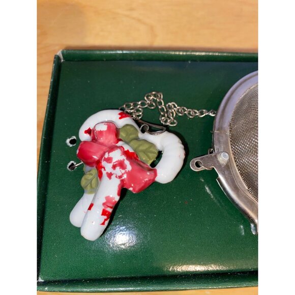 Candy Cane Spice Ball Williams-Sonoma Mesh Tea Ball Infuser Stainless Steel - Picture 4 of 7